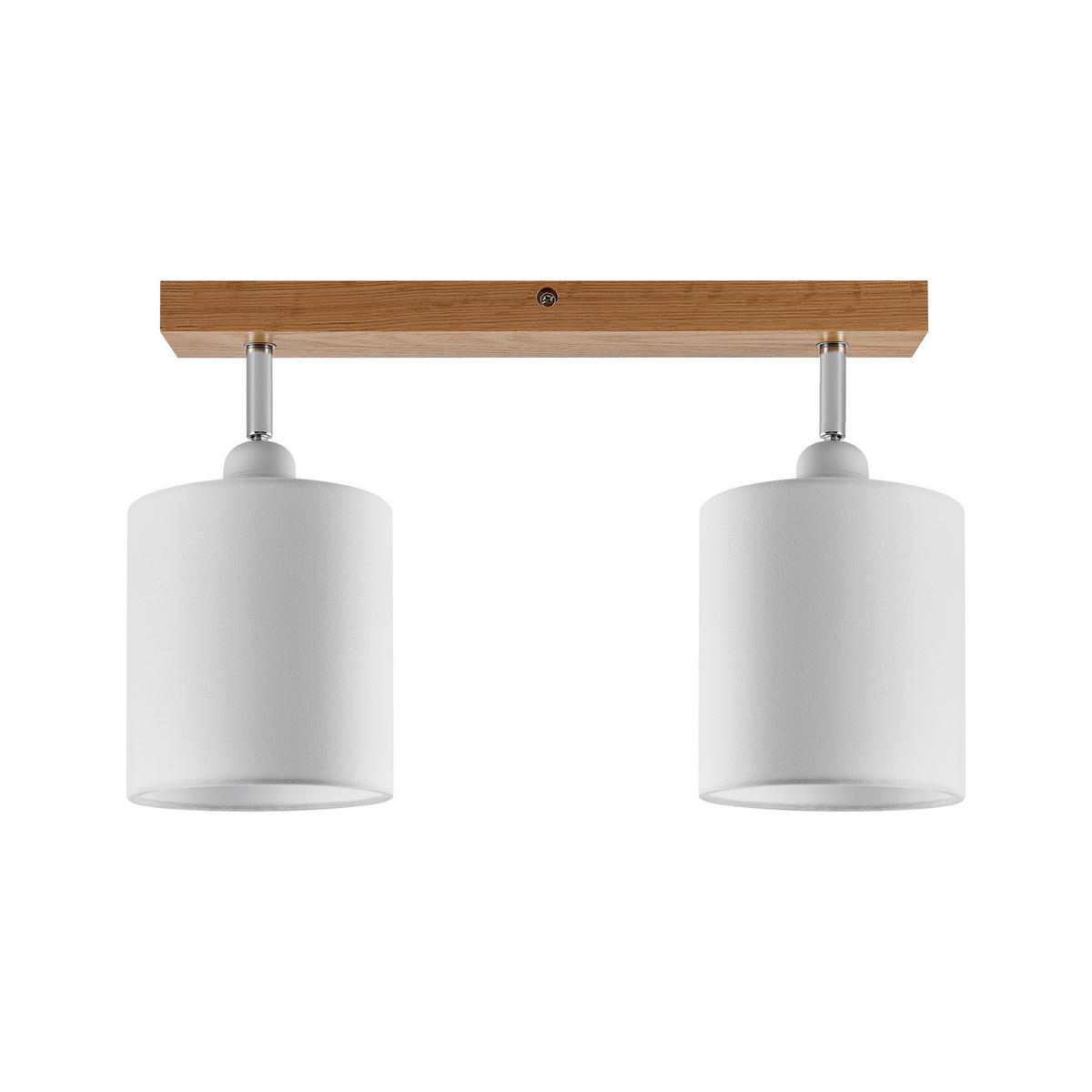 STRAHLER Sofia 66/38/25 cm  - Weiß, Natur, Holz/Textil (66/38/25cm) - Marama