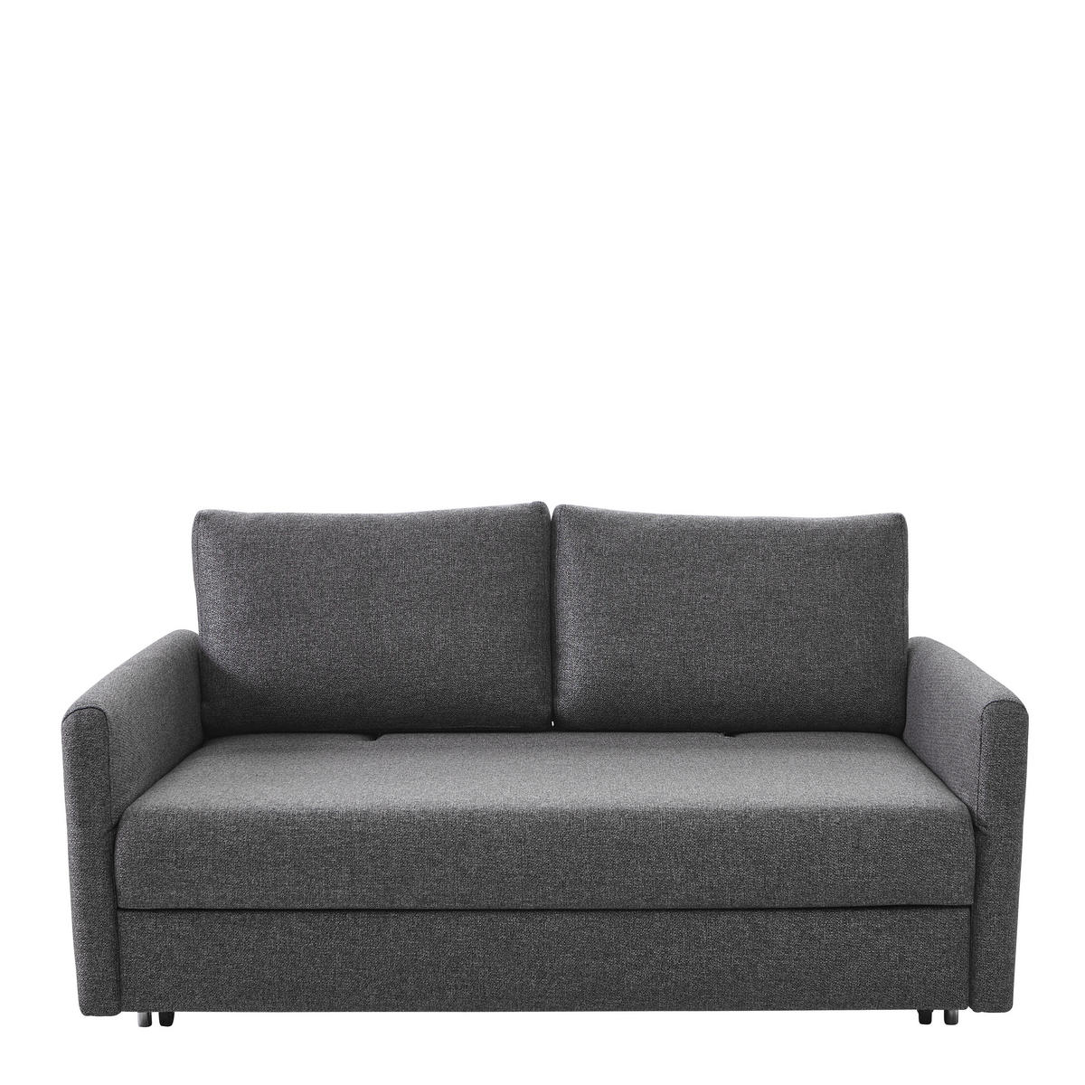 SCHLAFSOFA in Flachgewebe Grau  - Grau, Design, Textil (166-204/88/110-120cm) - Bali