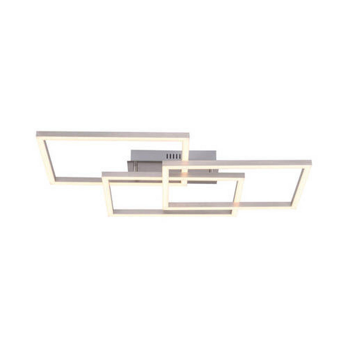 LED-DECKENLEUCHTE 82/50/10,5 cm  - Silberfarben, Design, Kunststoff/Metall (82/50/10,5cm)