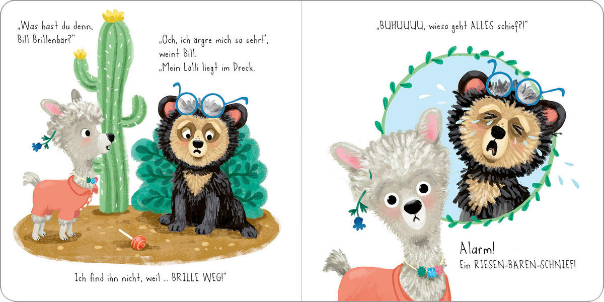 BUCH Schon wieder Drama mit dem Lama!  - Multicolor, Basics, Papier (17,5/17,5/1,3cm)