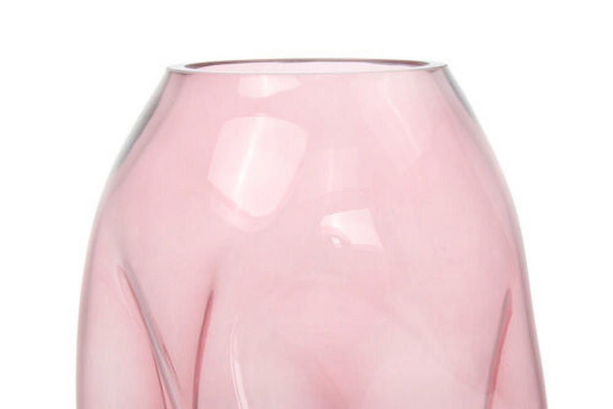 VASE  - Rosa, Design, Glas (15/25/15cm) - Kayoom