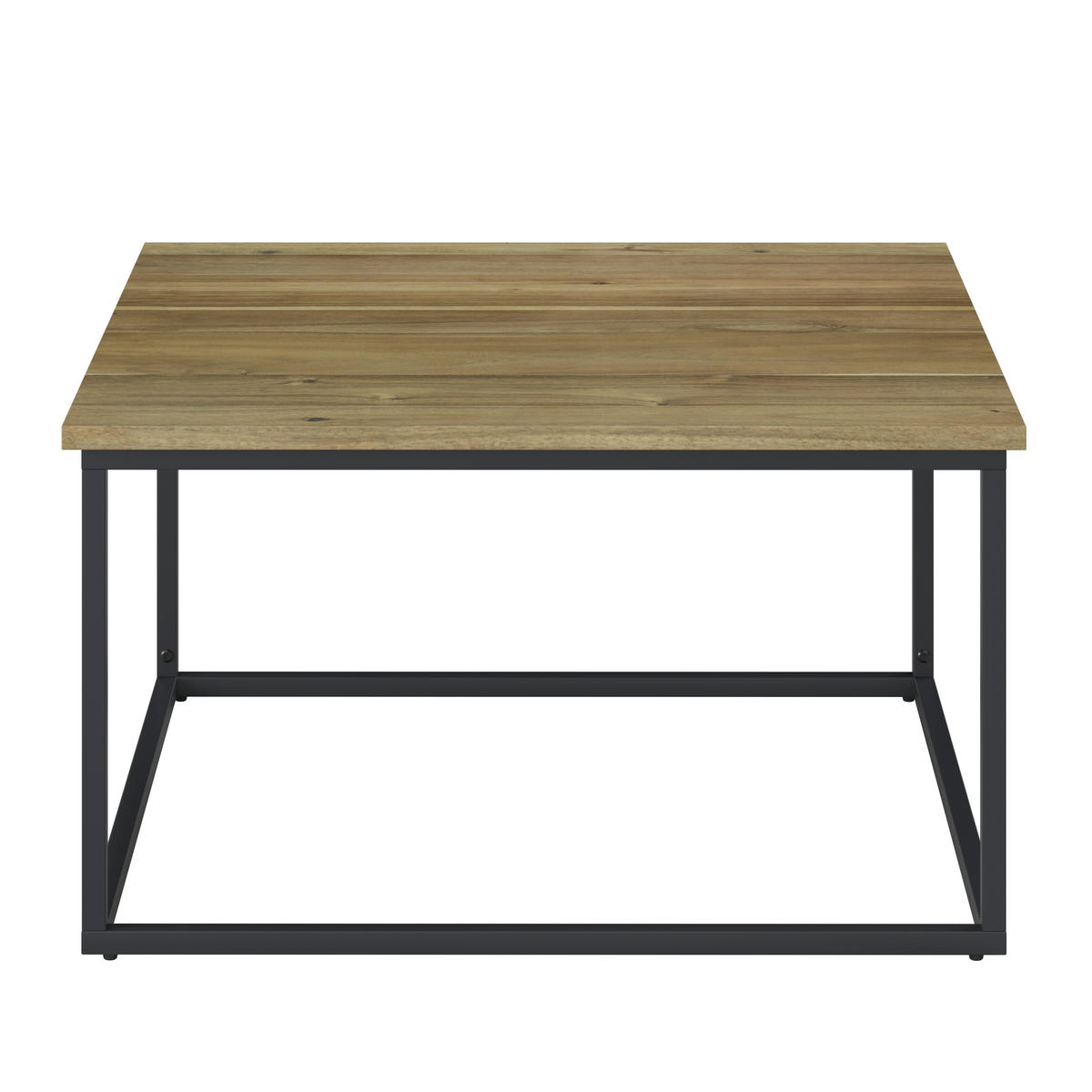 LOUNGETISCH Holz, Metall Akaziefarben rechteckig  - Akaziefarben, Modern, Holz/Metall (80/80/45cm) - Ambia Garden