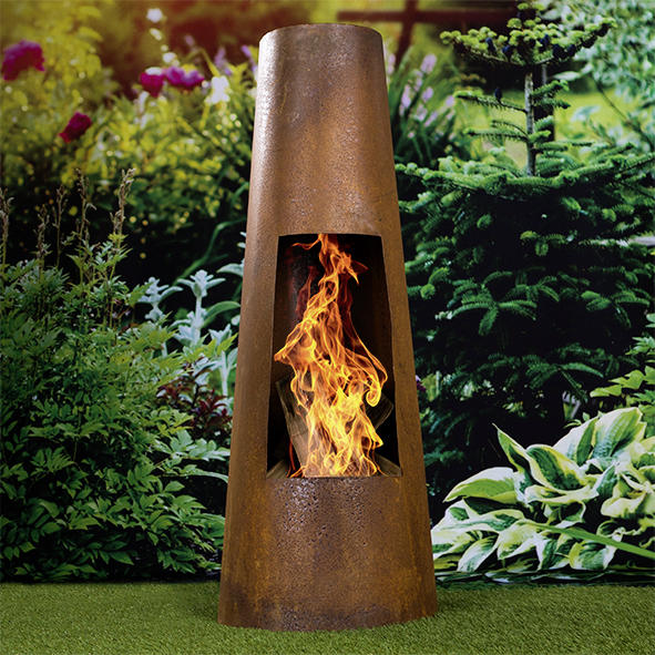 FEUERSTELLE  - Rostfarben, Trend, Metall (38/100cm)
