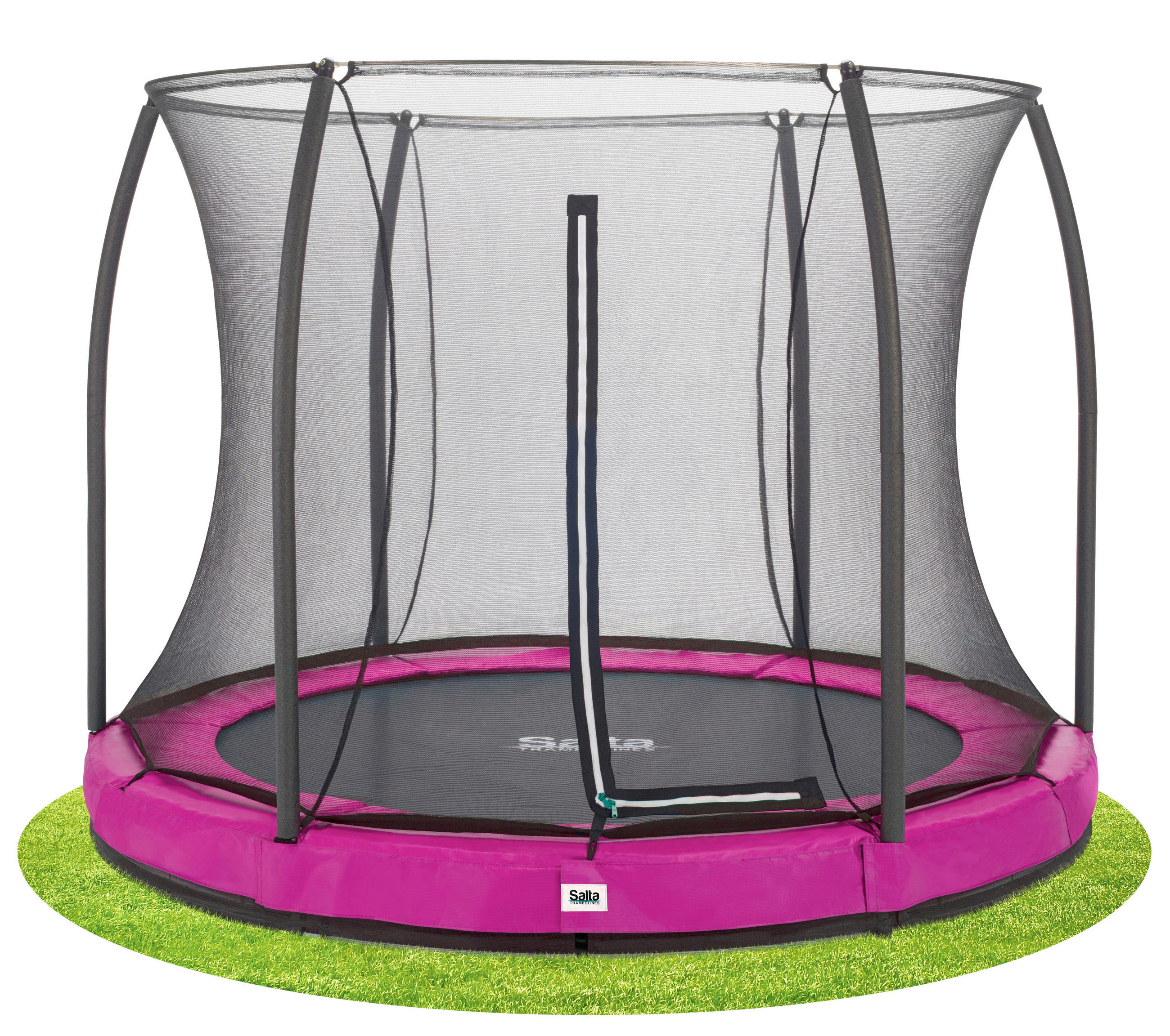 TRAMPOLIN Salta Comfort Edition Ground  - Pink, Basics, Metall (251cm) - Salta