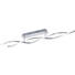 LED-DECKENLEUCHTE - Nickelfarben, Design, Metall (110/8/15,6cm) LED-DECKENLEUCHTE - Nickelfarben, Design, Metall (110/8/15,6cm)