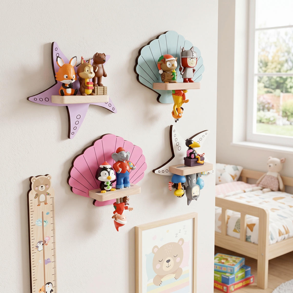 KINDERREGAL  - Multicolor, Modern, Holzwerkstoff (17/17/5cm) - Livetastic