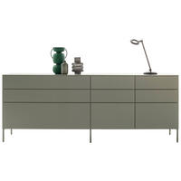 SIDEBOARD Salbeigrün  240/91/45 cm  - Salbeigrün, Design, Holzwerkstoff/Metall (240/91/45cm) - Schöner Wohnen