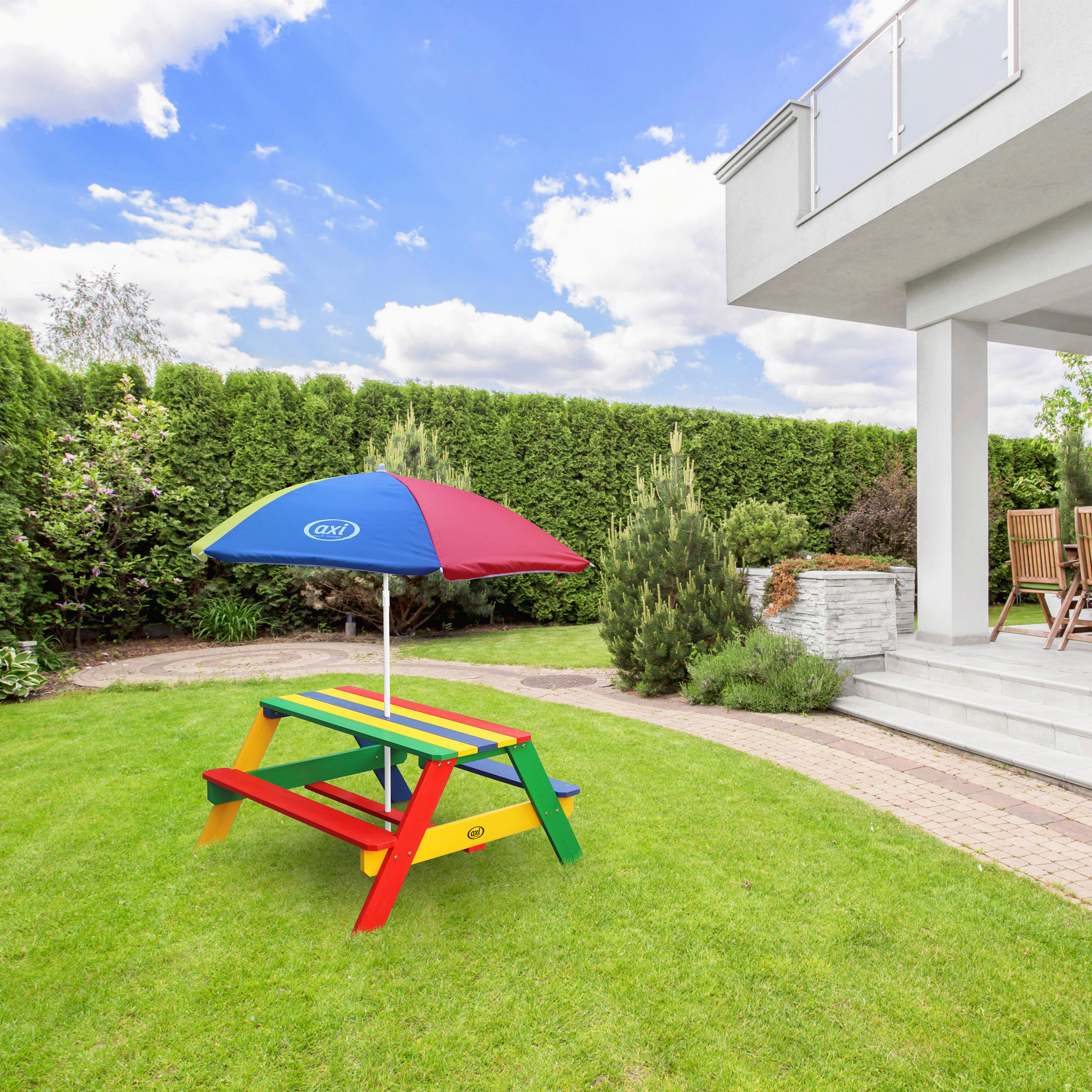 KINDER-GARTENSET Holz  - Multicolor, KONVENTIONELL, Holz (97,7/48,7/95cm) - Ambia Garden