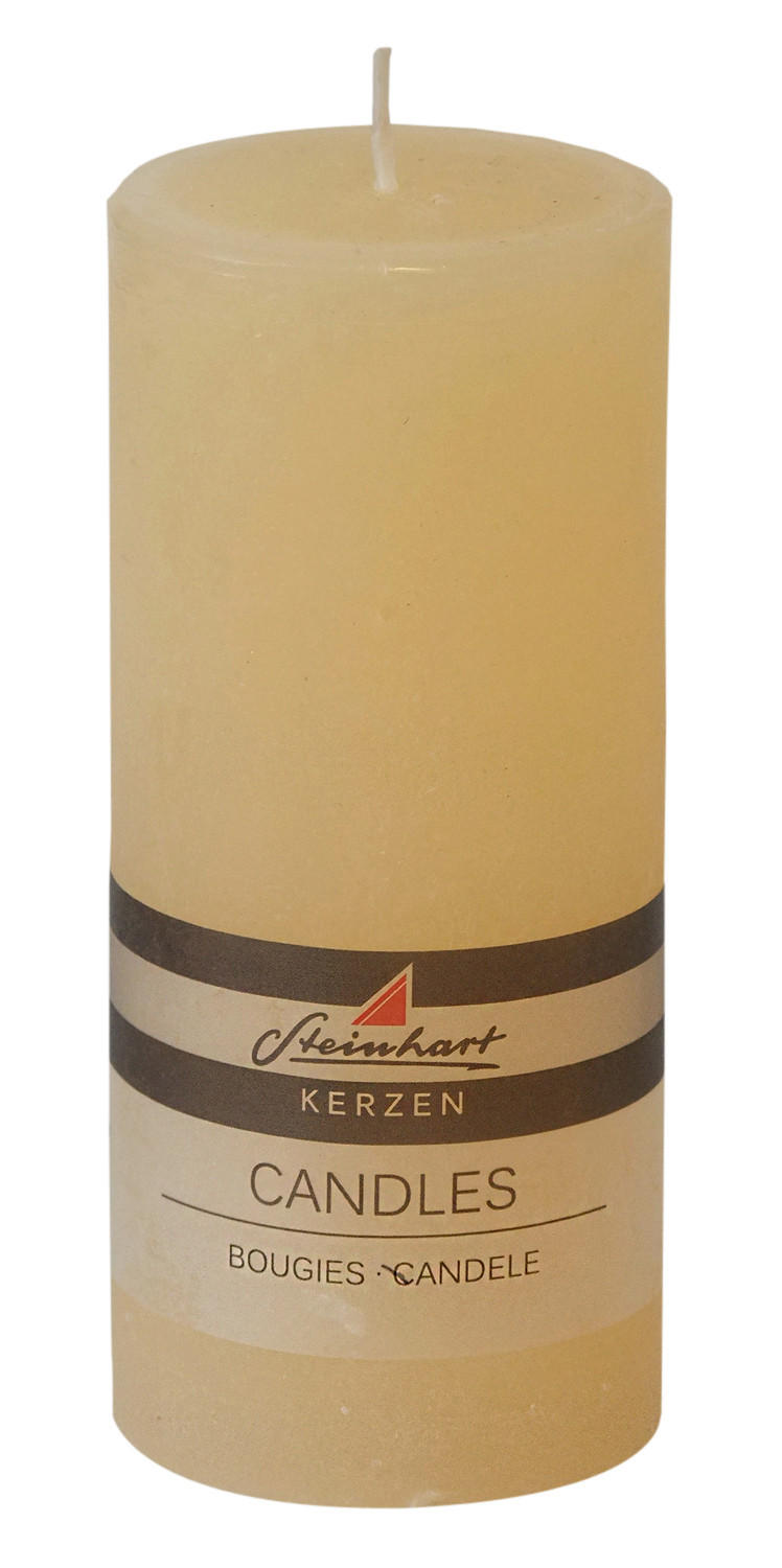 STUMPENKERZE  - Creme, Lifestyle (6,8/15cm) - Steinhart