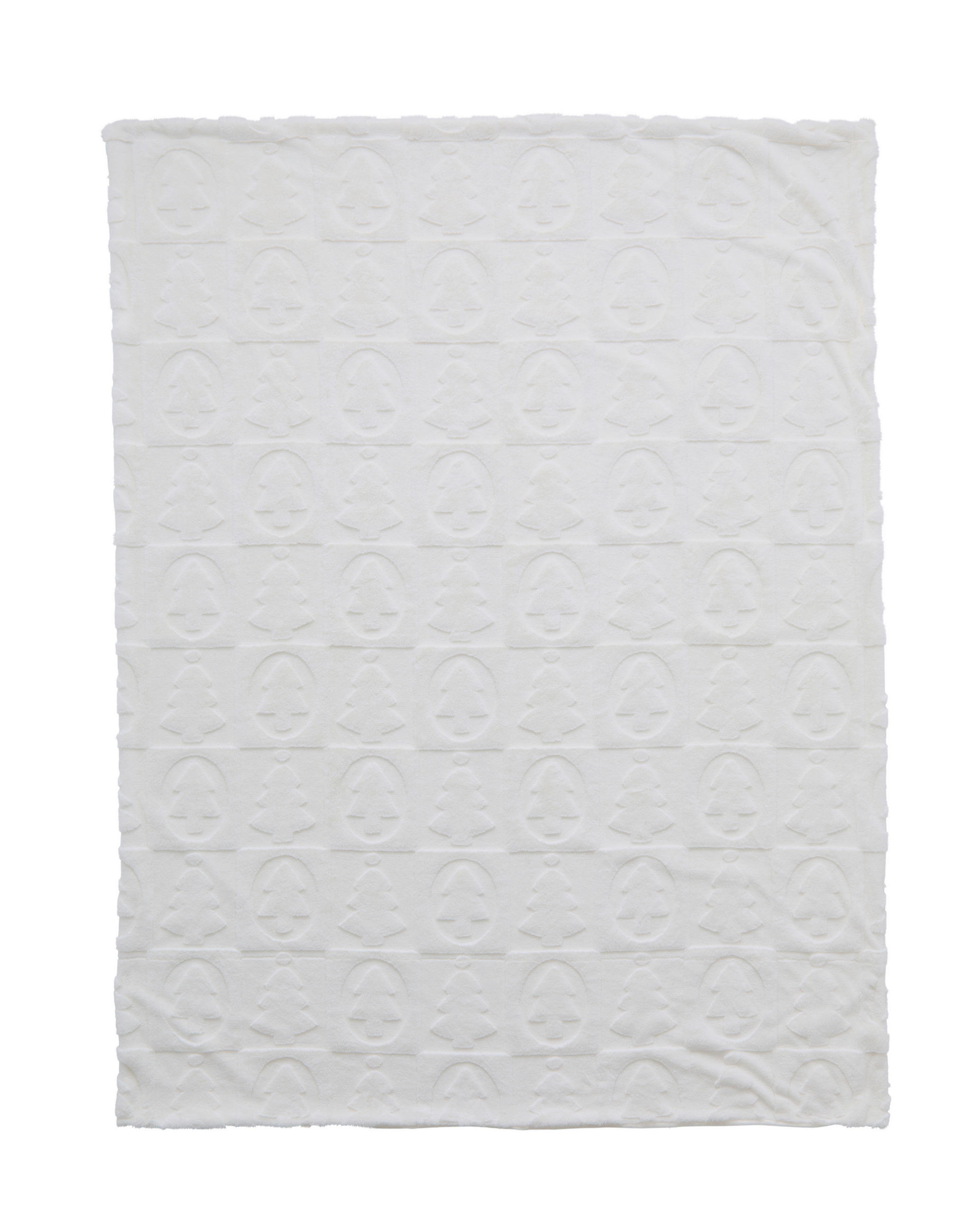 KUSCHELDECKE  - Weiß, KONVENTIONELL, Textil (150/200cm) - X-Mas