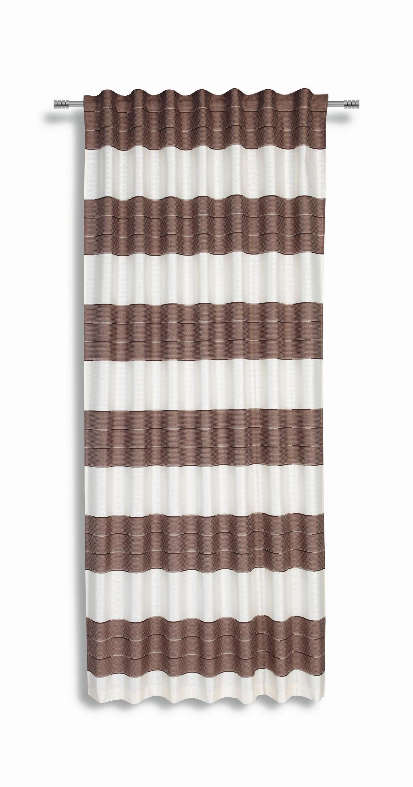 Vorhang Mit Schlaufen Und Band Nadine 140x245 Cm Taupe