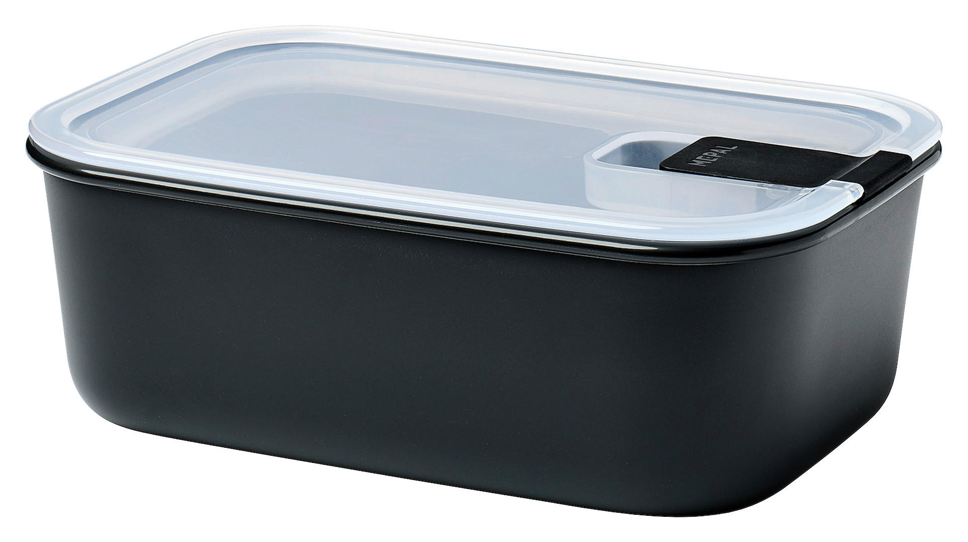 FRISCHHALTEDOSE EASYCLIP 1,0 L  - Transparent/Schwarz, KONVENTIONELL, Kunststoff (19,8/13,9/7cm) - Mepal