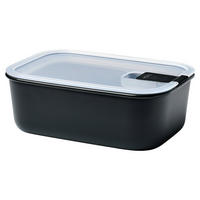 FRISCHHALTEDOSE EASYCLIP 1,0 L  - Transparent/Schwarz, KONVENTIONELL, Kunststoff (19,8/13,9/7cm) - Mepal