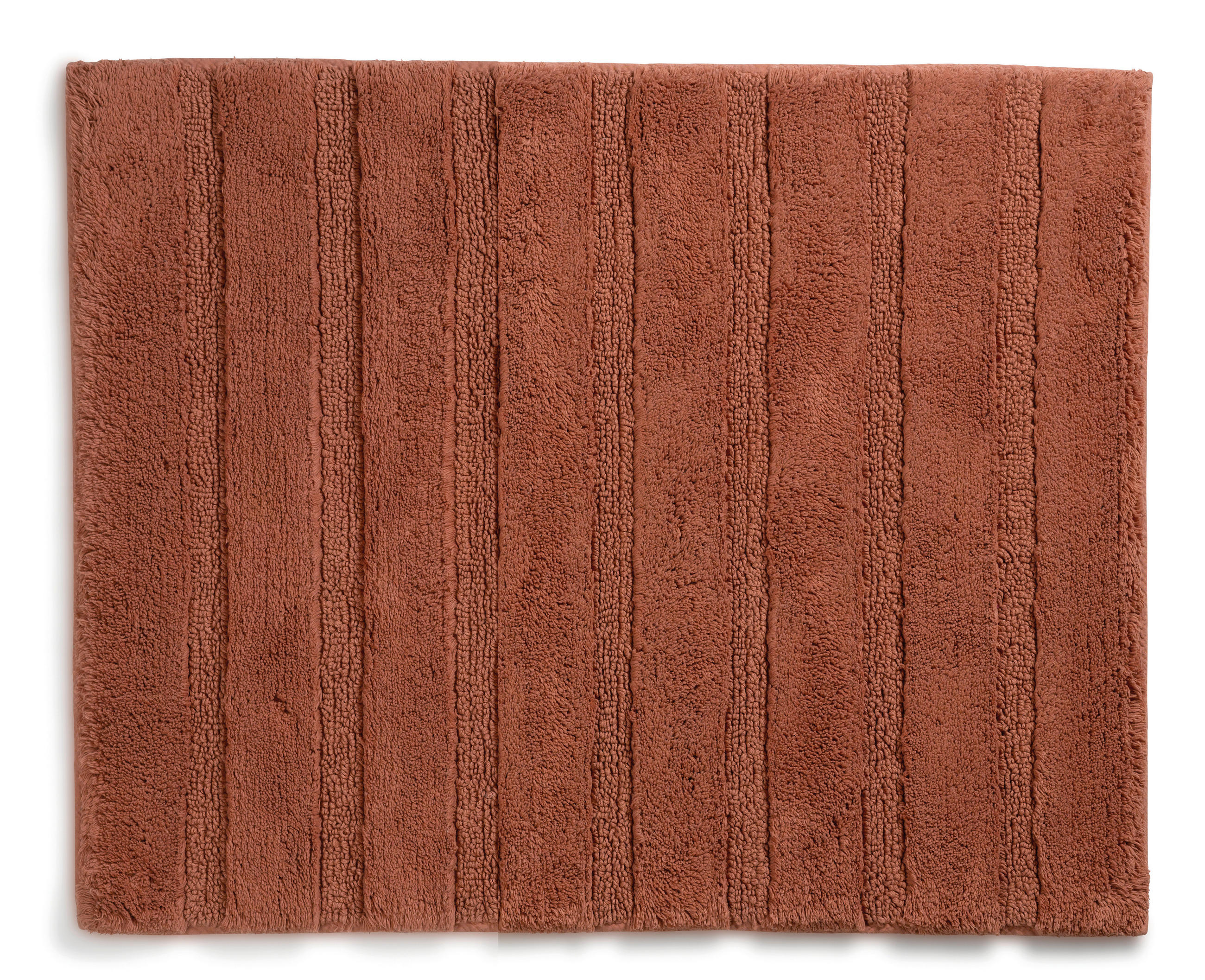 BADEMATTE Terracotta  - Terracotta, KONVENTIONELL, Textil (65/55/1,6cm) - Kela