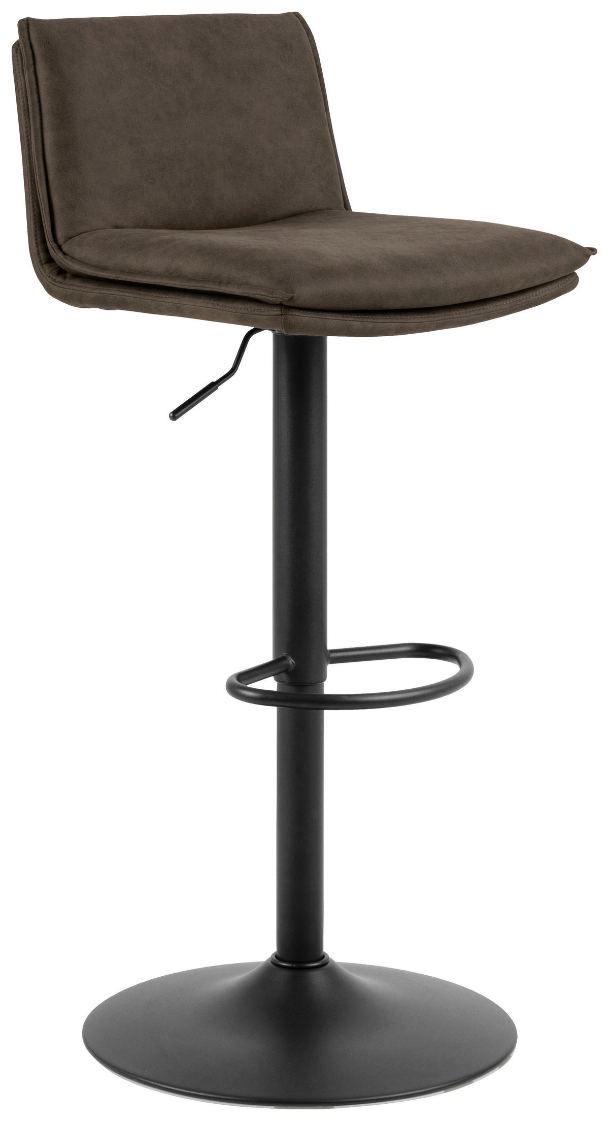 BARSKA STOLICA  smeđa  metal, tekstil      - smeđa/crna, Design, metal/tekstil (44/107/53cm) - MID.YOU