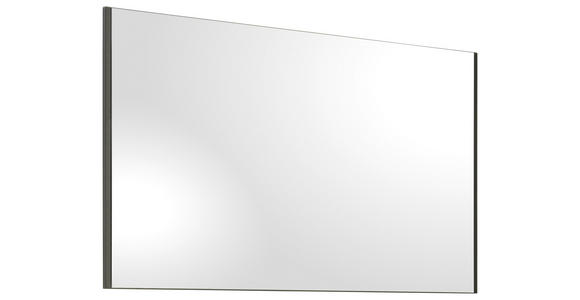 WANDSPIEGEL 125/70/2 cm    - Schwarz, KONVENTIONELL, Glas/Holzwerkstoff (125/70/2cm) - Voleo