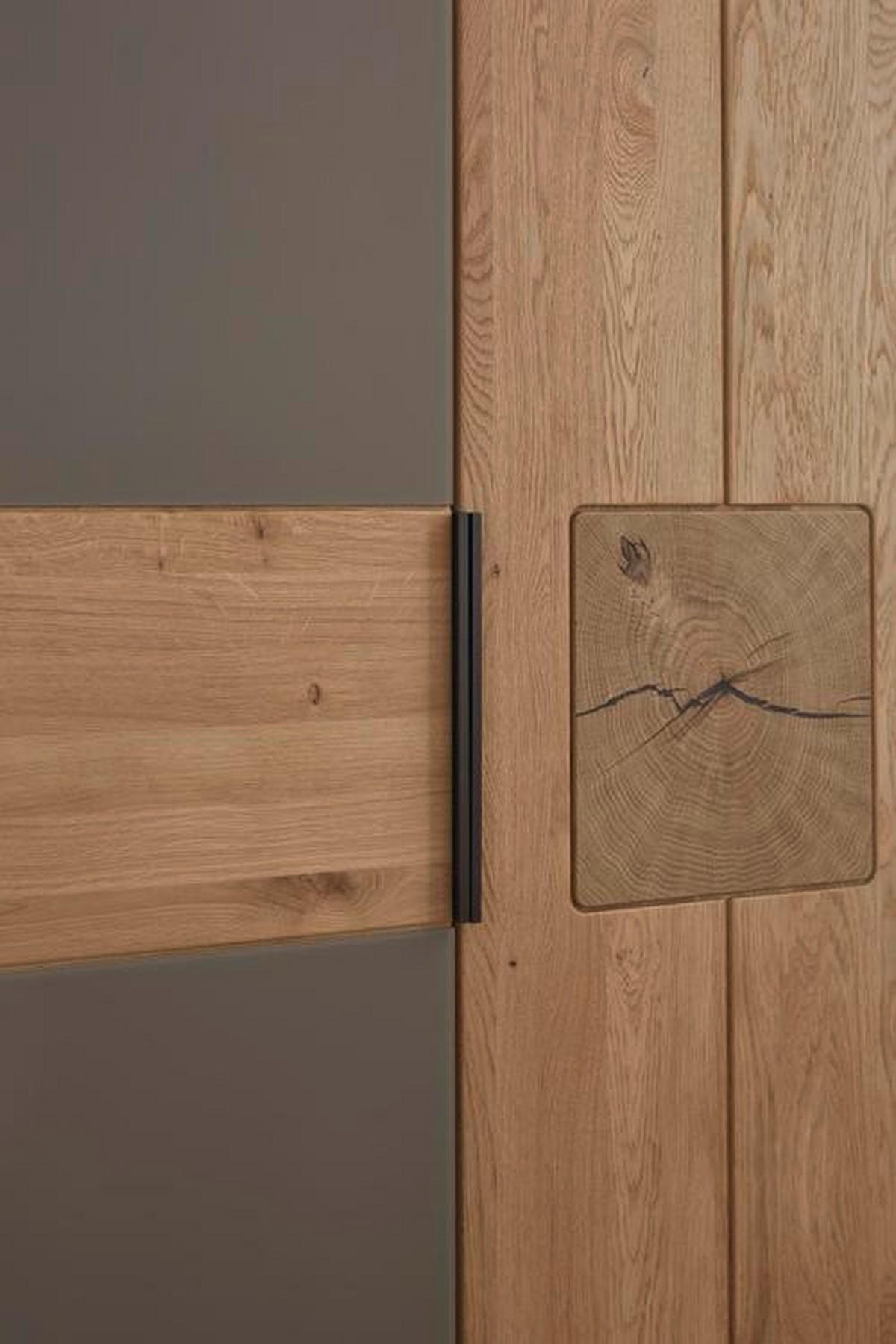 DREHTÜRENSCHRANK in Eichefarben  - Eichefarben/Braun, Natur, Holz/Holzwerkstoff (251,9/223,3/62cm) - Valnatura