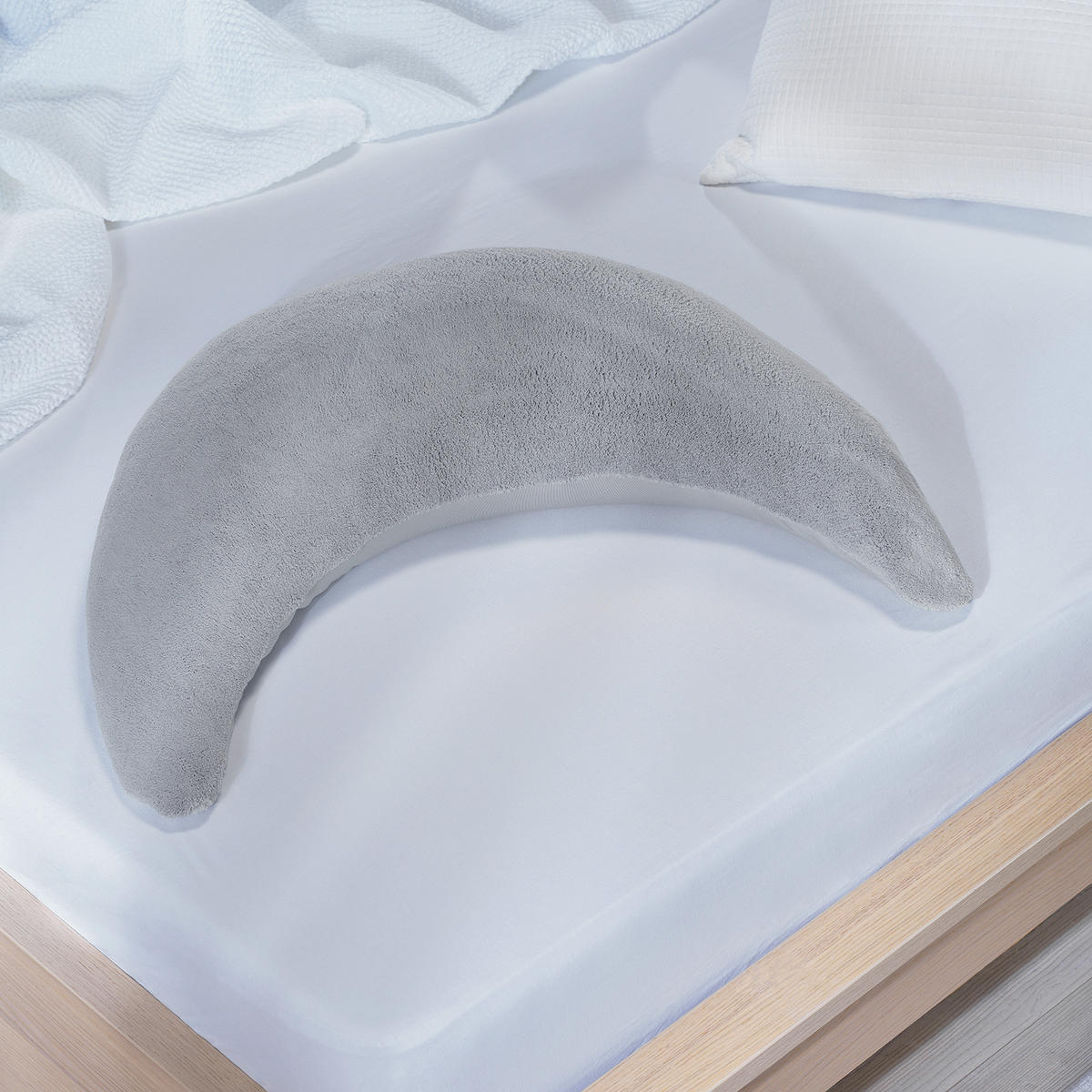 STILLKISSEN  27/140 cm  - Grau, KONVENTIONELL, Textil (27/140cm) - Theraline
