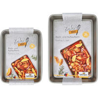 AUFLAUFFORMENSET Metall 2-teilig  - Silberfarben, KONVENTIONELL, Metall - Birkmann