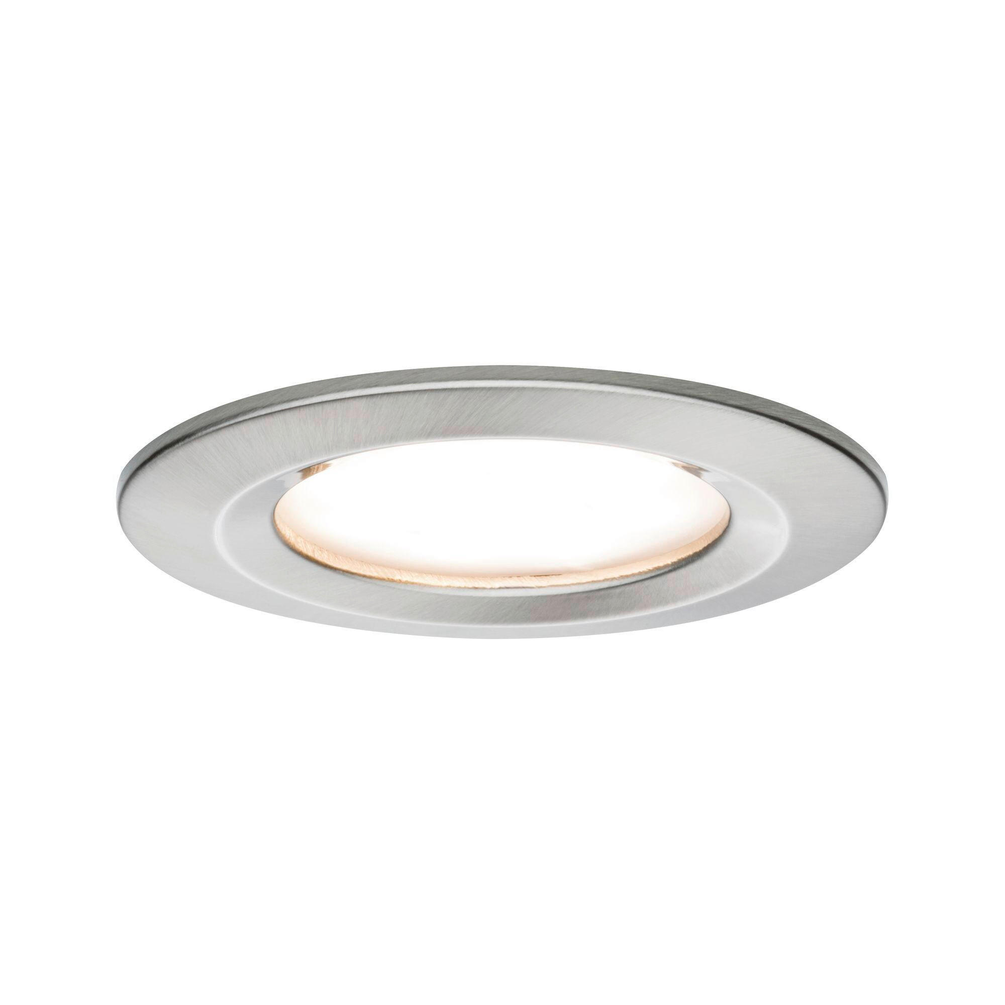 LED-DECKENLEUCHTE 7,8 cm  - Alufarben, Basics, Metall (7,8cm) - Paulmann