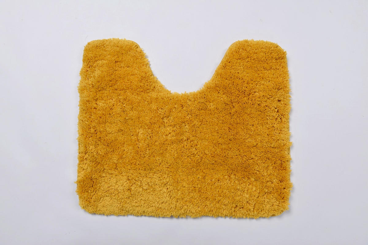 WC ELŐKE 60/50 cm  - sárga, Basics, textil (60/50cm)