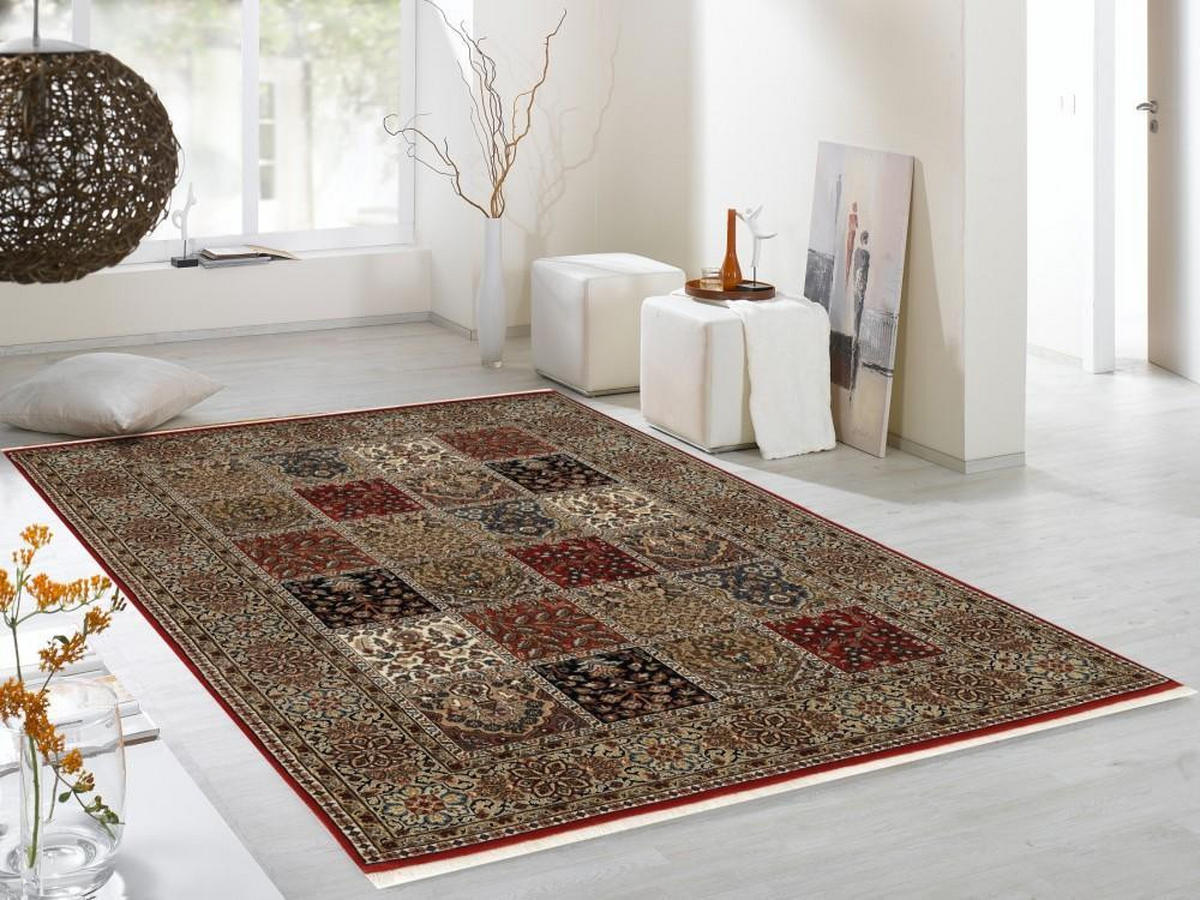 ORIENTTEPPICH 170/240 cm Amravati Creme, Rot  - Rot/Creme, KONVENTIONELL, Textil (170/240cm) - Cazaris