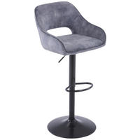 BARPALL i grå, svart  - grå/svart, Design, metall/textil (52/88,5-111/56cm) - Carryhome