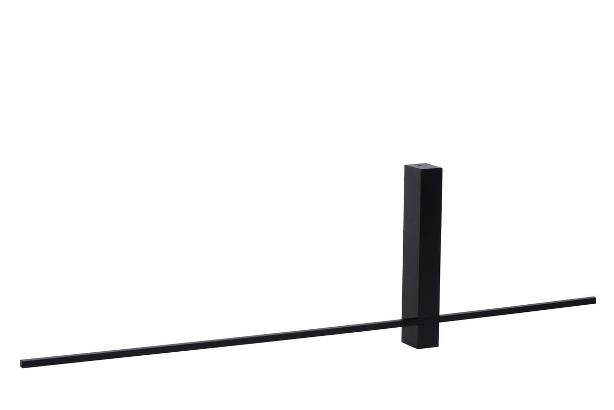 LED-WANDLEUCHTE Segin 60/4/22 cm   - Schwarz, Design, Metall (60/4/22cm) - Lucide