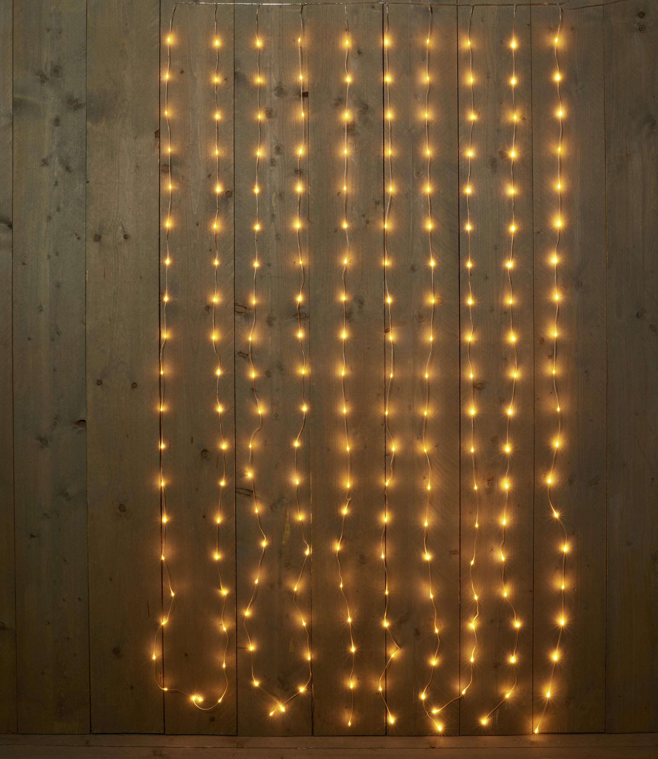 LICHTERKETTE 200 cm  - Transparent, Basics, Kunststoff/Metall (200cm)