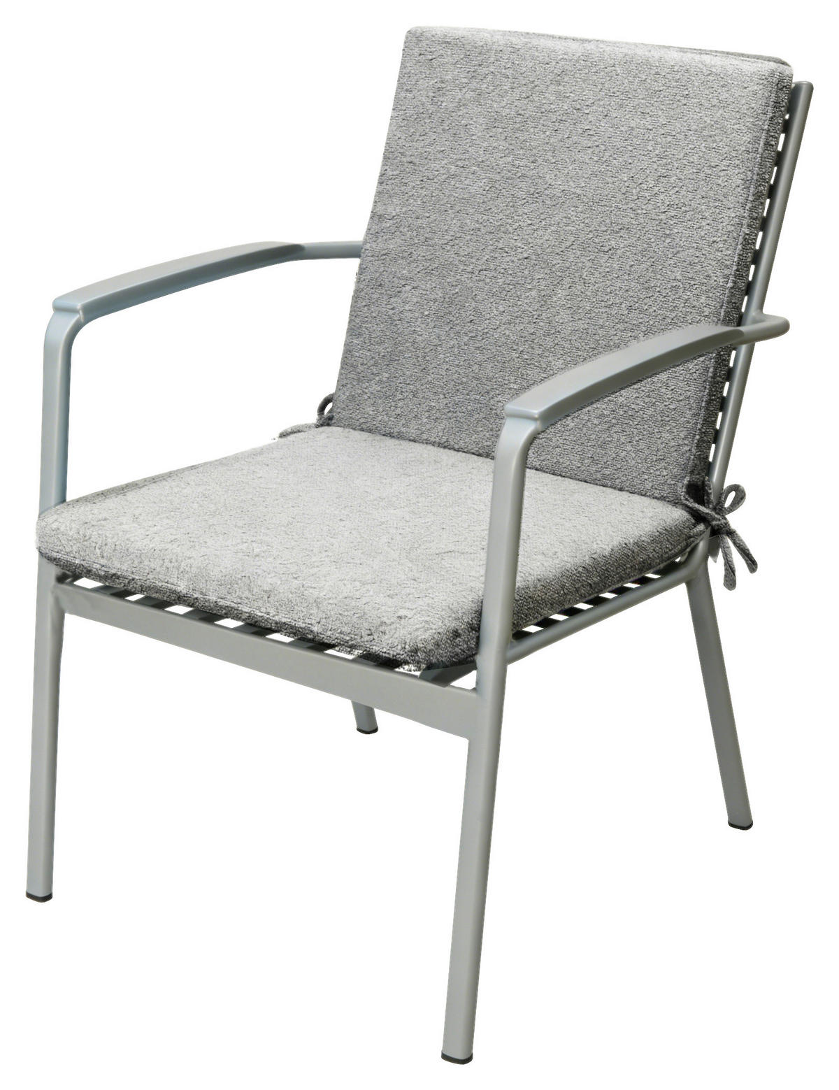 GARTENSITZKISSEN Grau  - Grau, Konventionell, Textil (50/52/48cm) - Dieter Knoll