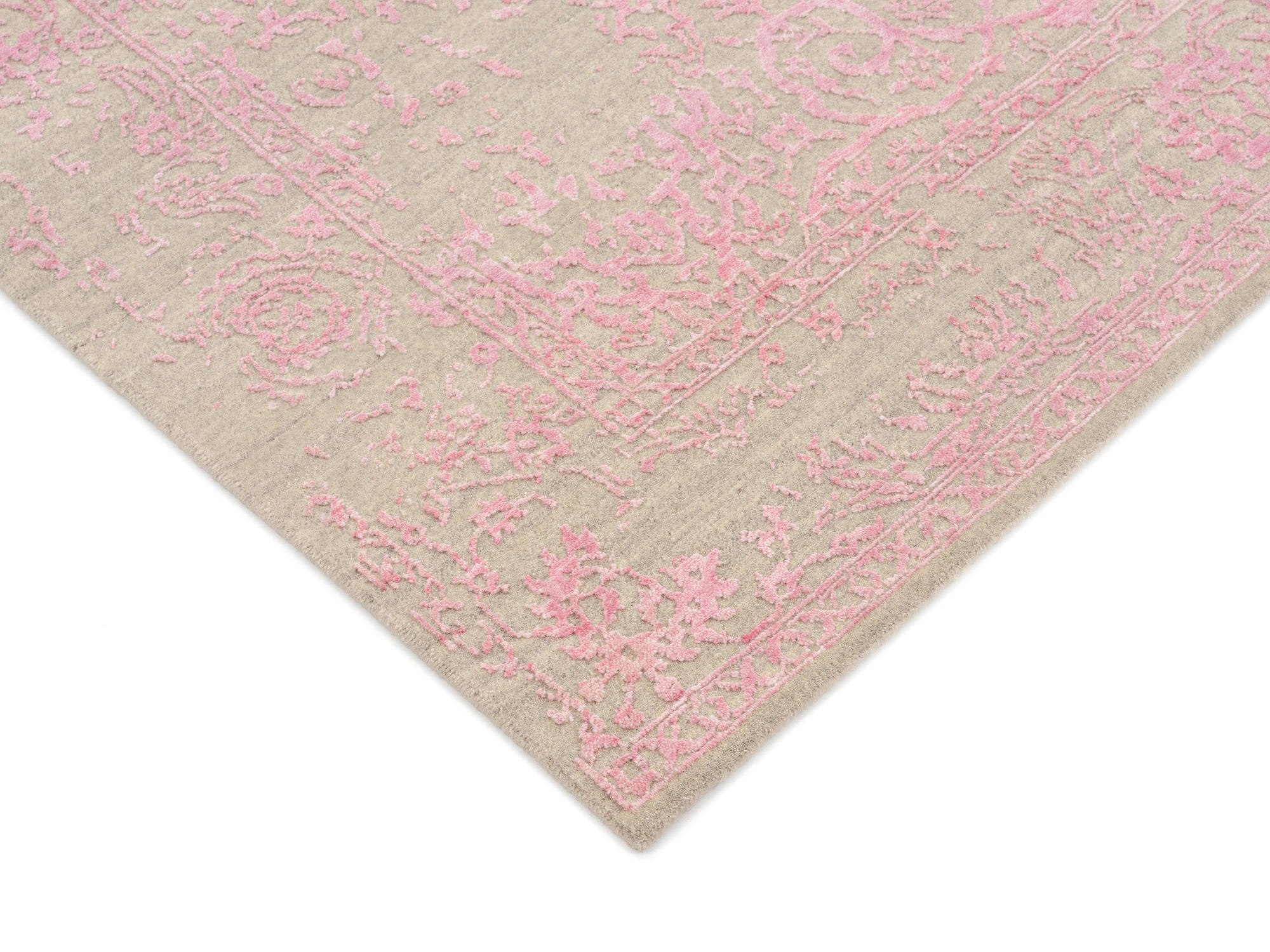 ORIENTTEPPICH  70/140 cm  Rosa, Beige   - Beige/Rosa, Design, Textil (70/140cm) - Musterring