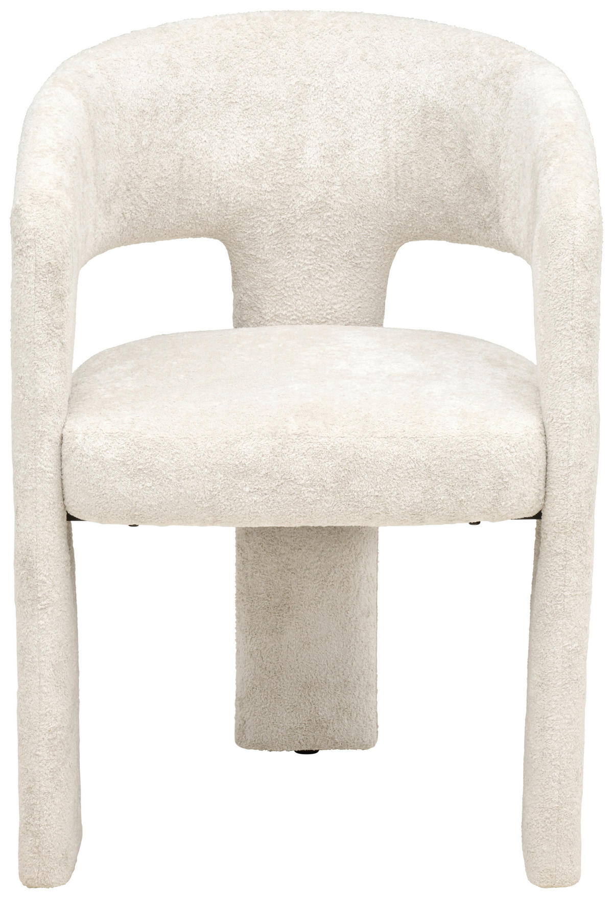 ARMLEHNSTUHL   Chenille  Grau  - Grau, MODERN, Textil/Metall (57/81,5/58cm) - MID.YOU