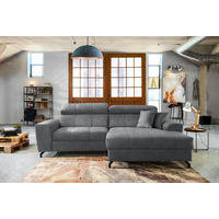 COLȚAR EXTENSIBIL textil gri  - negru/gri, Design, metal/textil (267/181cm) - Carryhome