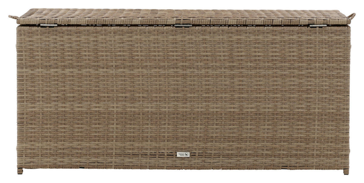 KISSENBOX 130/60/60 cm  - Hellbraun, KONVENTIONELL, Kunststoff (130/60/60cm) - Gardenson