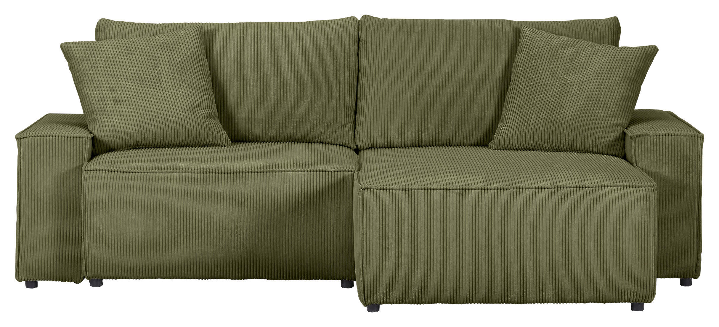 HÖRNSOFFA i manchester mörkgrön  - svart/mörkgrön, Klassisk, textil/plast (250/153cm) - MID.YOU