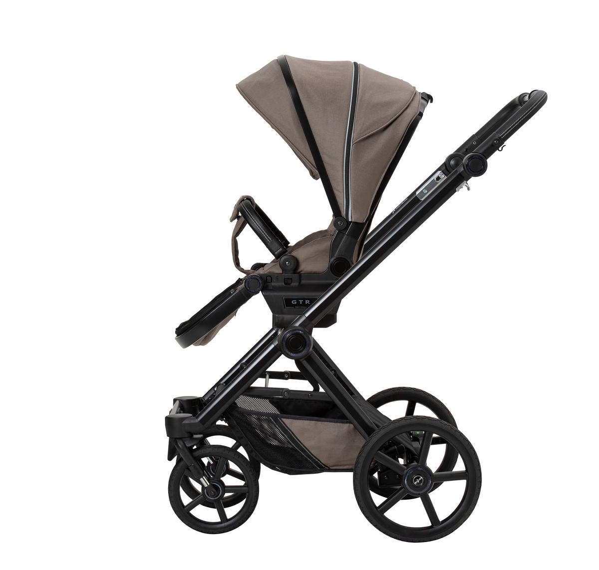 KINDERWAGENSET  Ivy GTR Outdoor  Toffee  - Schwarz/Cappuccino, Basics, Textil (58/116/96cm) - Hartan