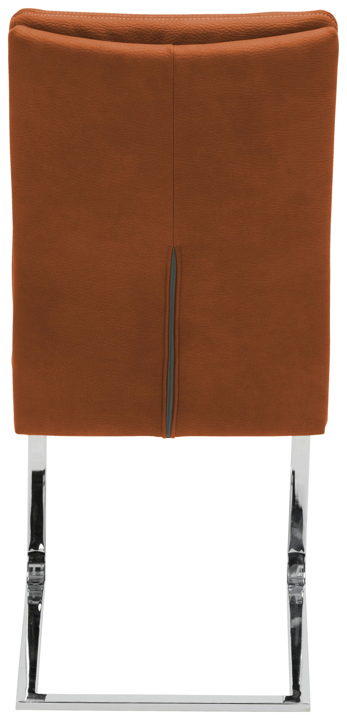 SCHWINGSTUHL  in Stahl Mikrofaser  - Chromfarben/Beige, Design, Textil/Metall (47/100/64cm) - Novel