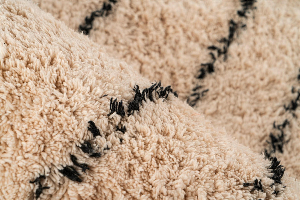 TEPPICH 160/230 cm Mylen 625 Creme / Schwarz Creme, Schwarz  - Creme/Schwarz, KONVENTIONELL, Textil (160/230cm)