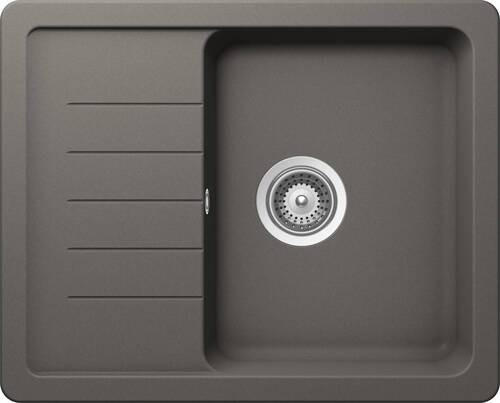 SPÜLE TOLD100XSASIL  - Grau, Basics, Stein (100/50cm) - Schock