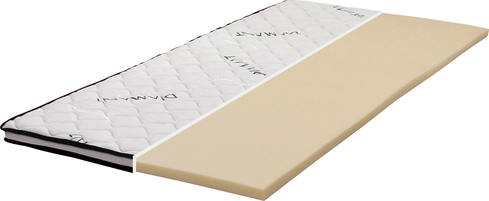 TOPPER Schaumstoffkern  - Weiß, Basics, Textil (90/200cm) - Boxxx