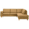 ECKSOFA  in Echtleder Currygelb  274/235 cm  - Currygelb/Eichefarben, KONVENTIONELL, Leder/Holzwerkstoff (274/235cm) - Beldomo Premium