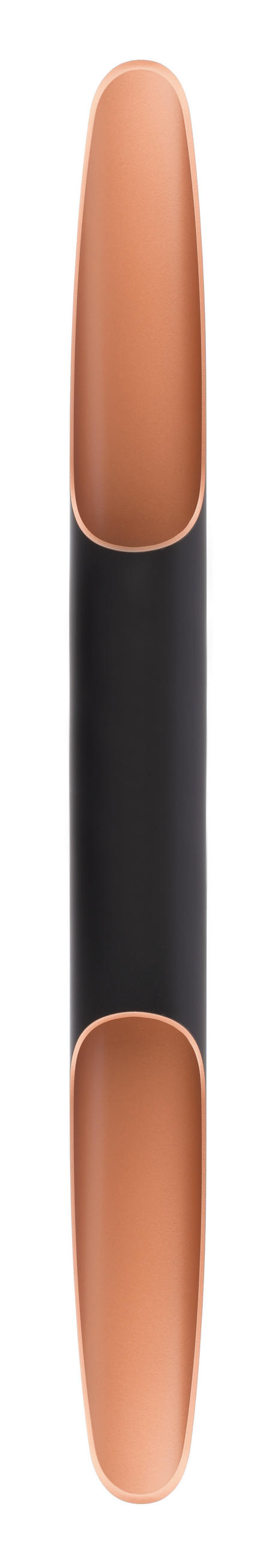 LED-WANDLEUCHTE 80/6/7 cm   - Roségold/Schwarz, Design, Metall (80/6/7cm)