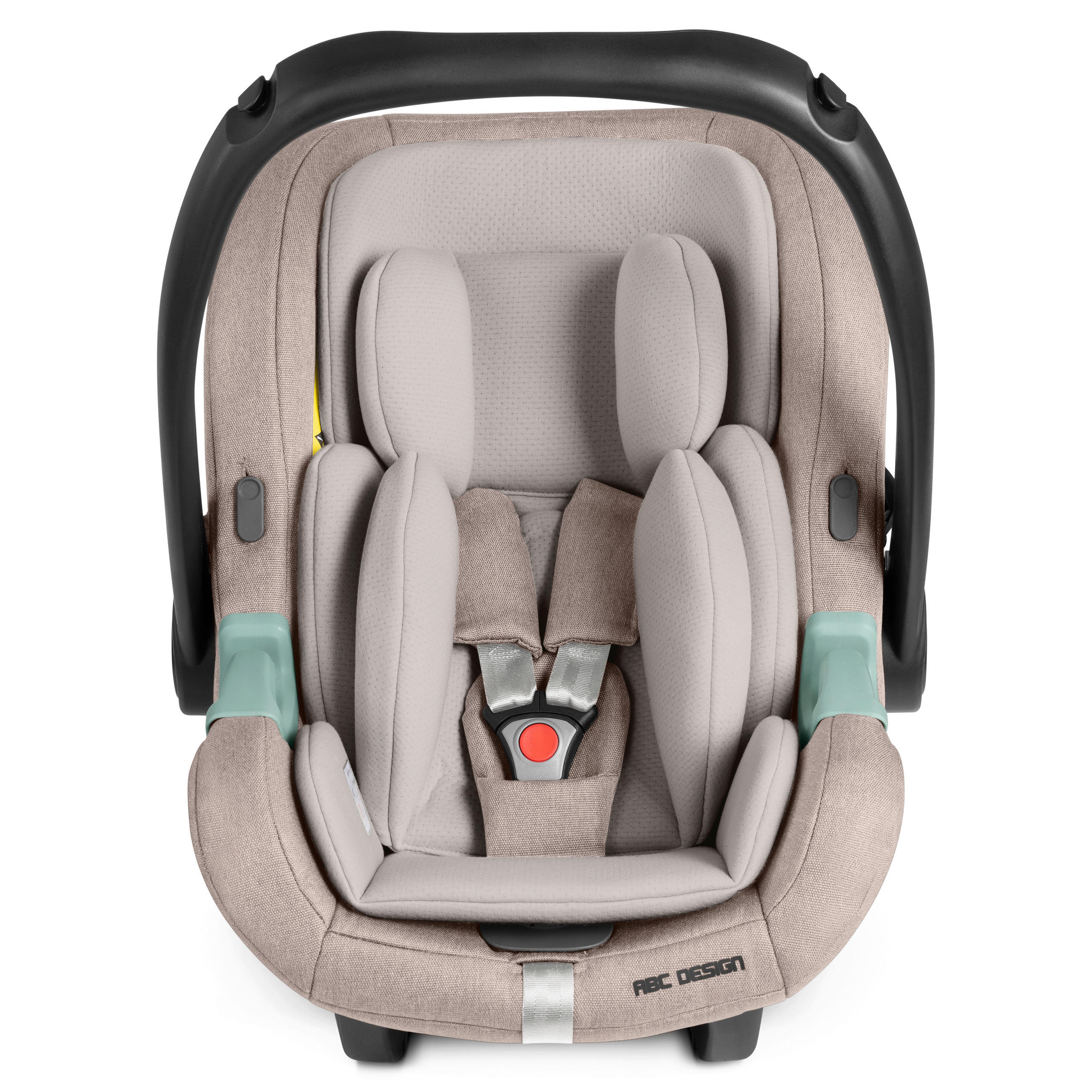 Thumbnail - ABC Design Babyschale Tulip, Beige, Textil, 44x59x64 cm, EN 1888, ECE R 129 i-Size, ergonomischer Tragebügel, feststellb...