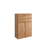 HIGHBOARD 80/121/39 cm  in Eichefarben  - Eichefarben, KONVENTIONELL, Holz (80/121/39cm) - Linea Natura