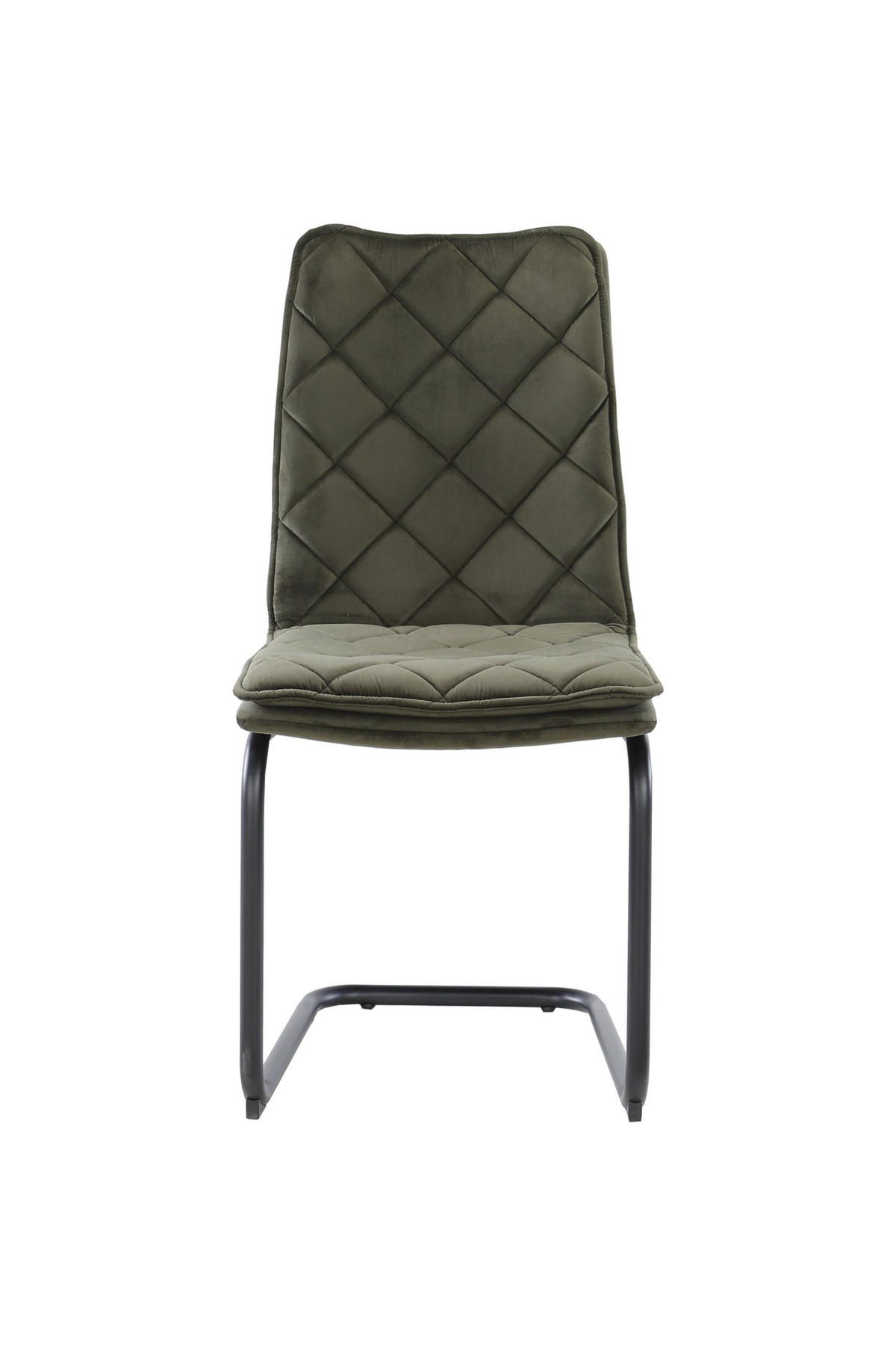 STOLICA  zelena, crna  drvo, metal, tekstil      - zelena/crna, drvo/metal (46.5/96.5/63cm)