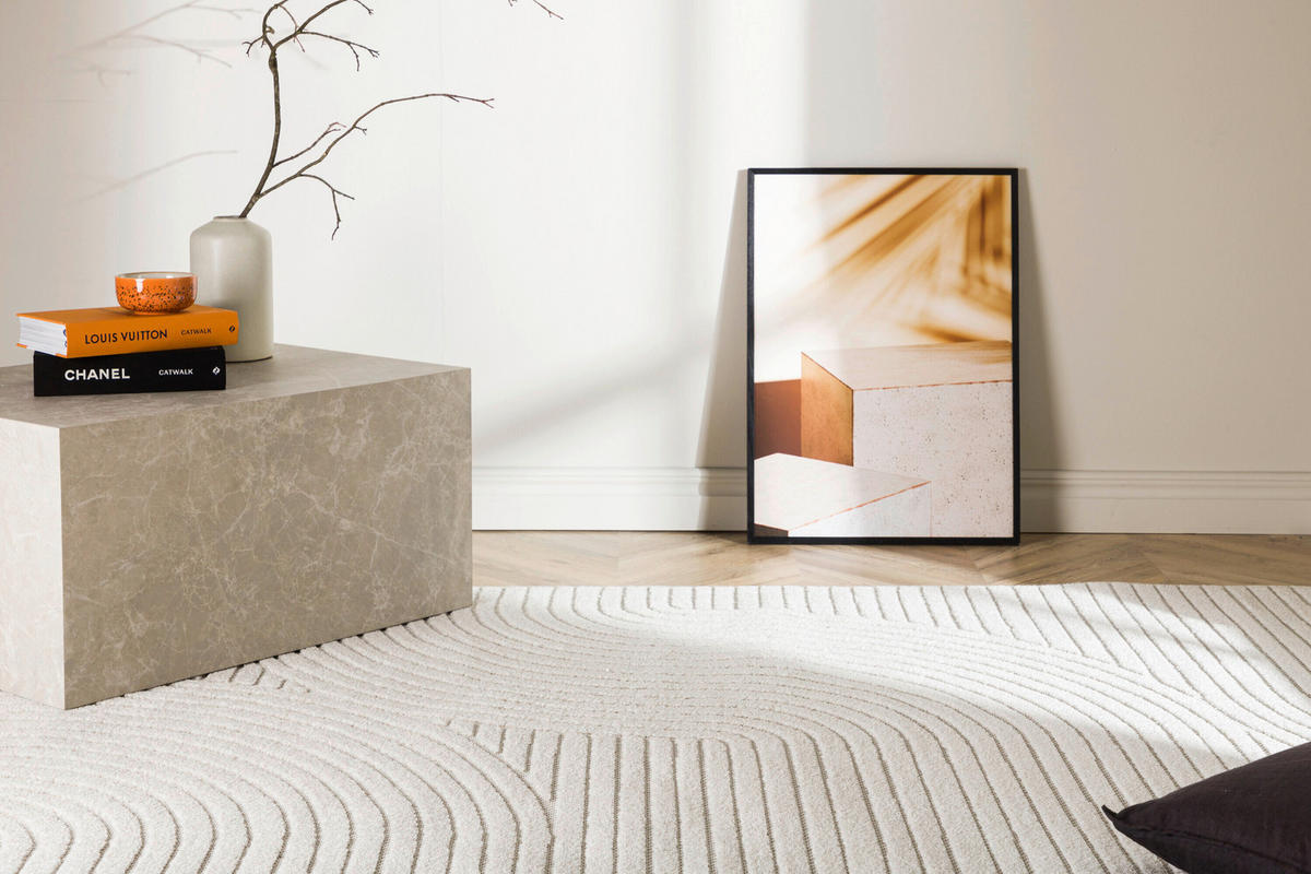 TEPPICH Weiß  - Weiß, MODERN, Textil (340/240/2,4cm) - Livetastic