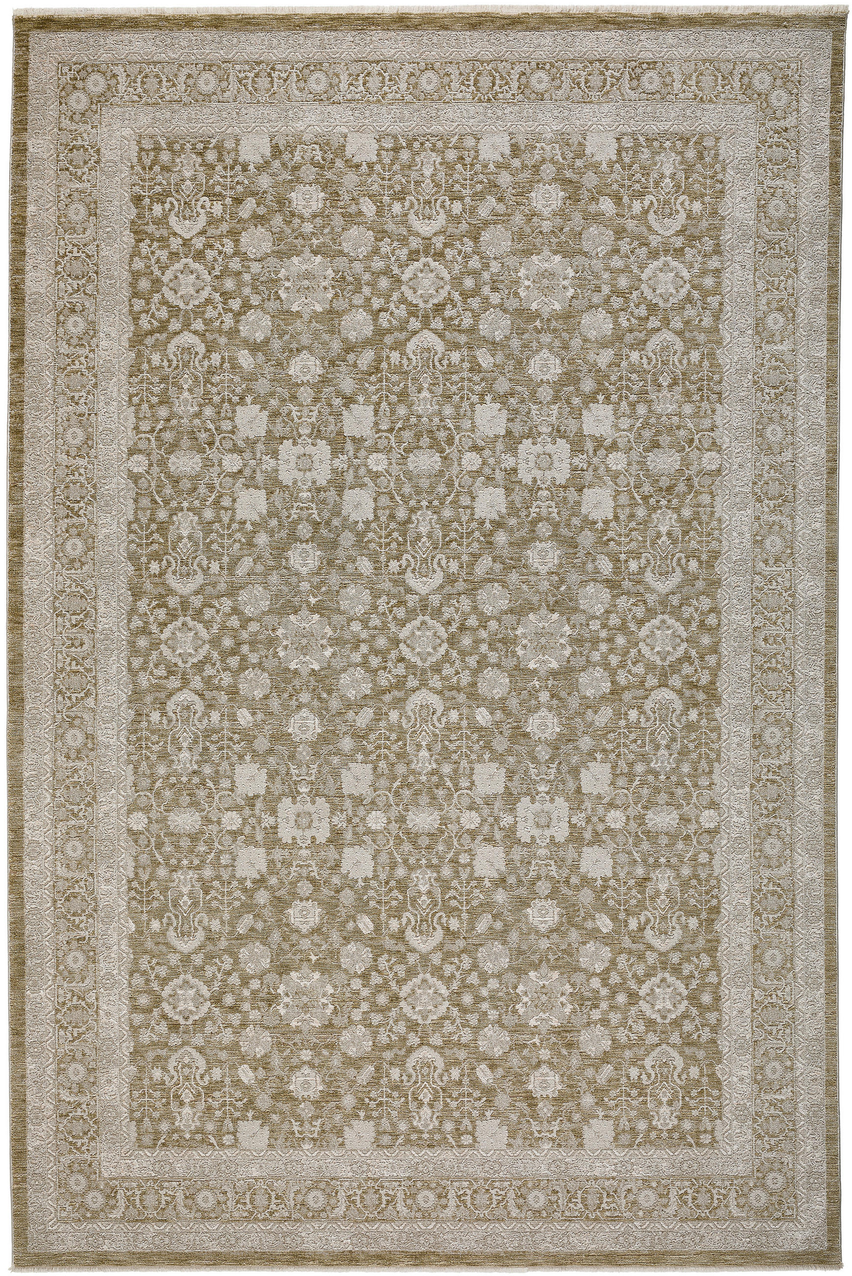 VINTAGE-TEPPICH 160/230 cm Grün rechteckig  - Grün, LIFESTYLE, Textil (160/230cm) - Novel