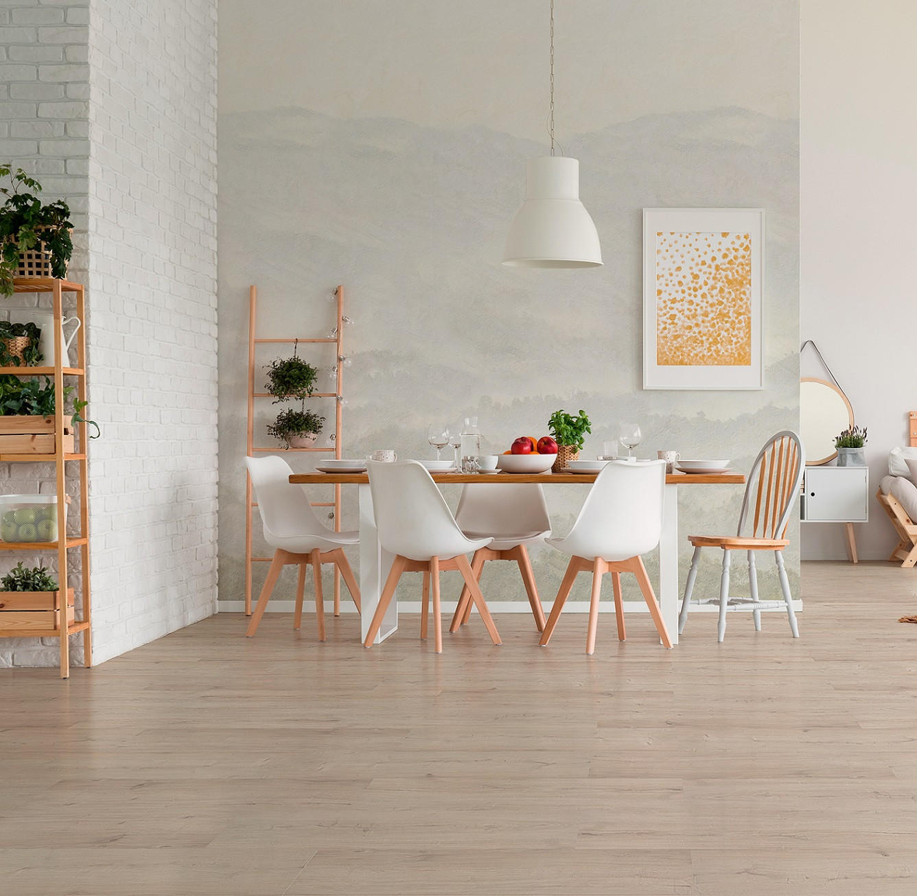 VINYLBODEN Eiche Kiruna  per  m² - Eichefarben, Design, Holzwerkstoff (123,5/23,0/0,85cm) - Venda