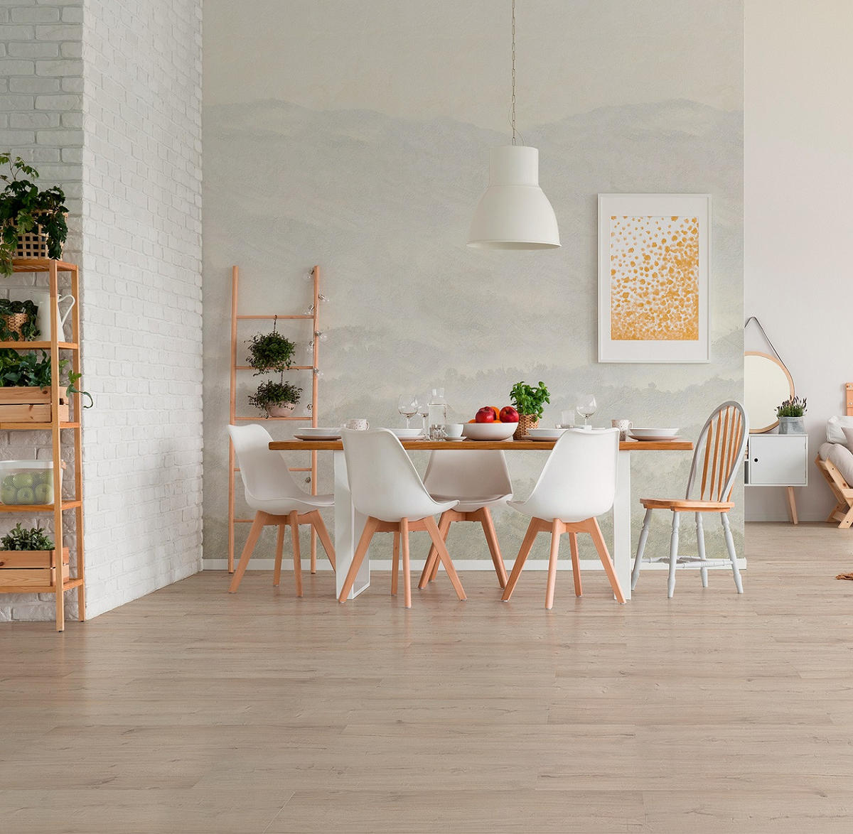 VINYLBODEN Eiche Kiruna  per  m² - Eichefarben, Design, Holzwerkstoff (123,5/23,0/0,85cm) - Venda