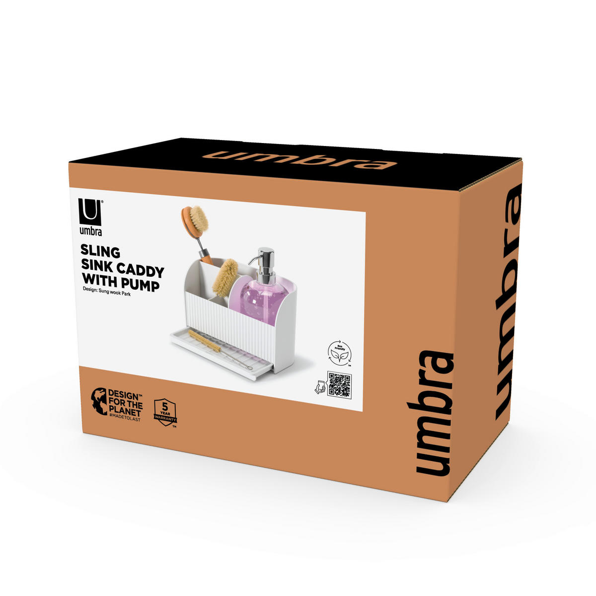 OCEĐIVAČ POSUĐA Sling  - bela, Konvencionalno, plastika (21/18,5/17cm) - Umbra
